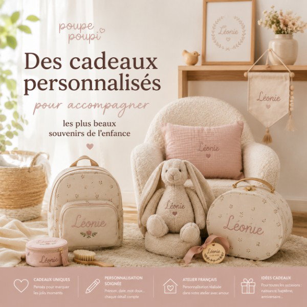 Découvrir nos idées de cadeaux personnalisés