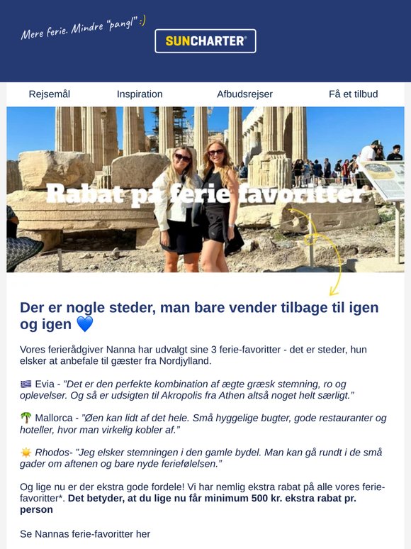 Nannas ferie-favoritter - 3 steder hun altid anbefaler ☀️