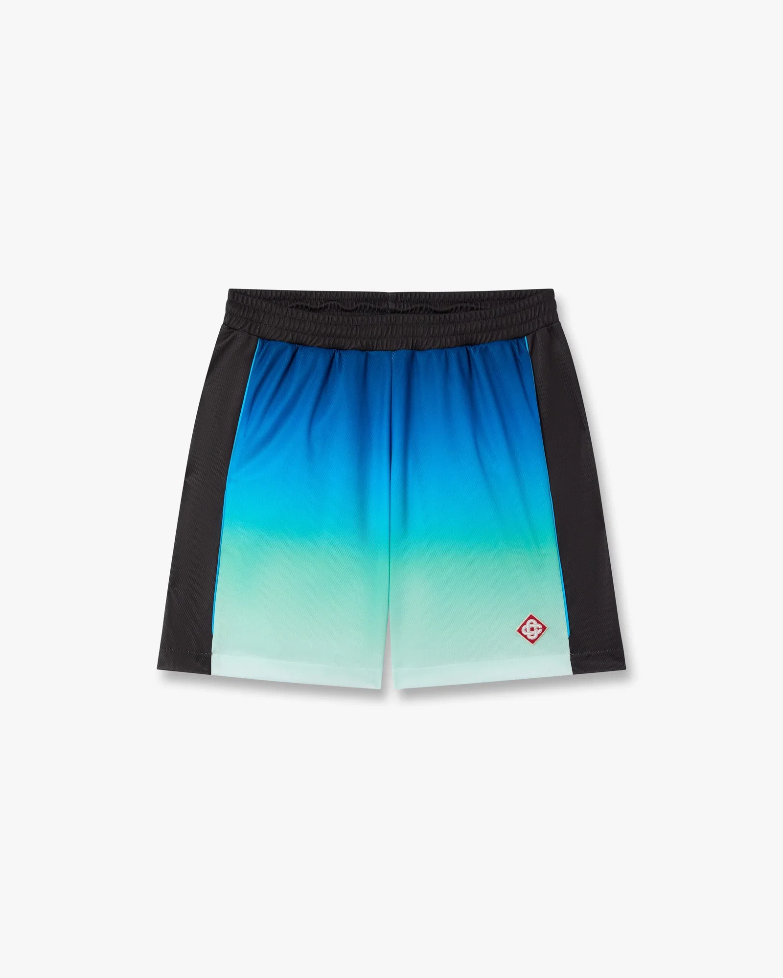 Image of Blue & Green Gradient Football Shorts