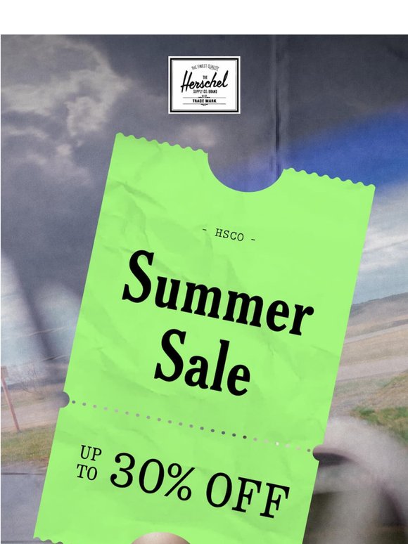 Summer Sale: Up to 30% Off Select Styles