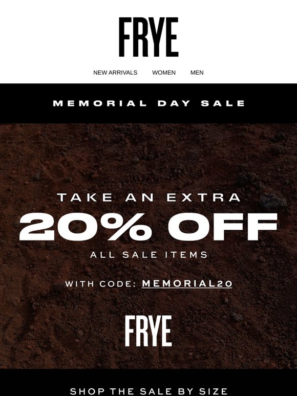 Take an extra 20% off