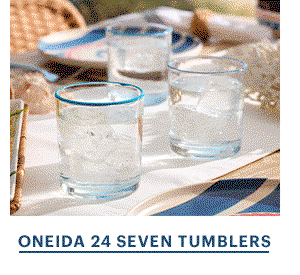 ONEIDA 24 SEVEN TUMBLERS