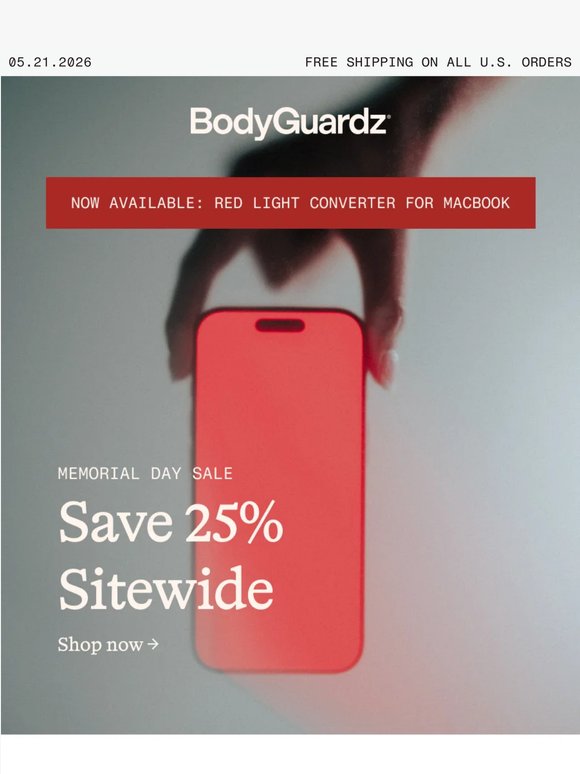 25% OFF SITEWIDE!
