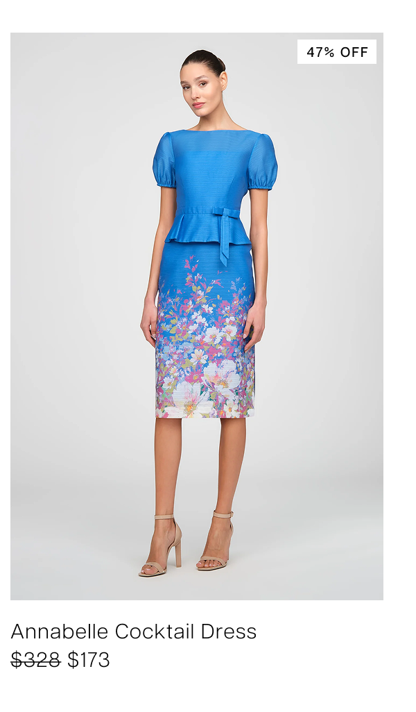 Annabelle Cocktail Dress | $173, $328 (47% off)