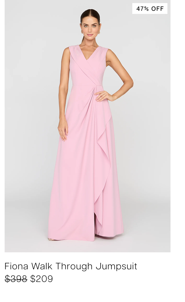 Fiona Walk Through Jumpsuit | $209, $398 (47% off)