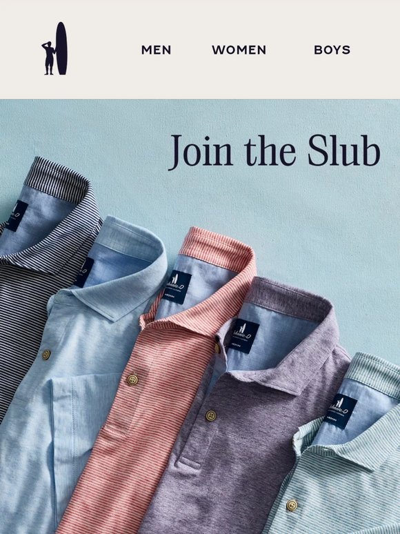Airy Slub Cotton Polos