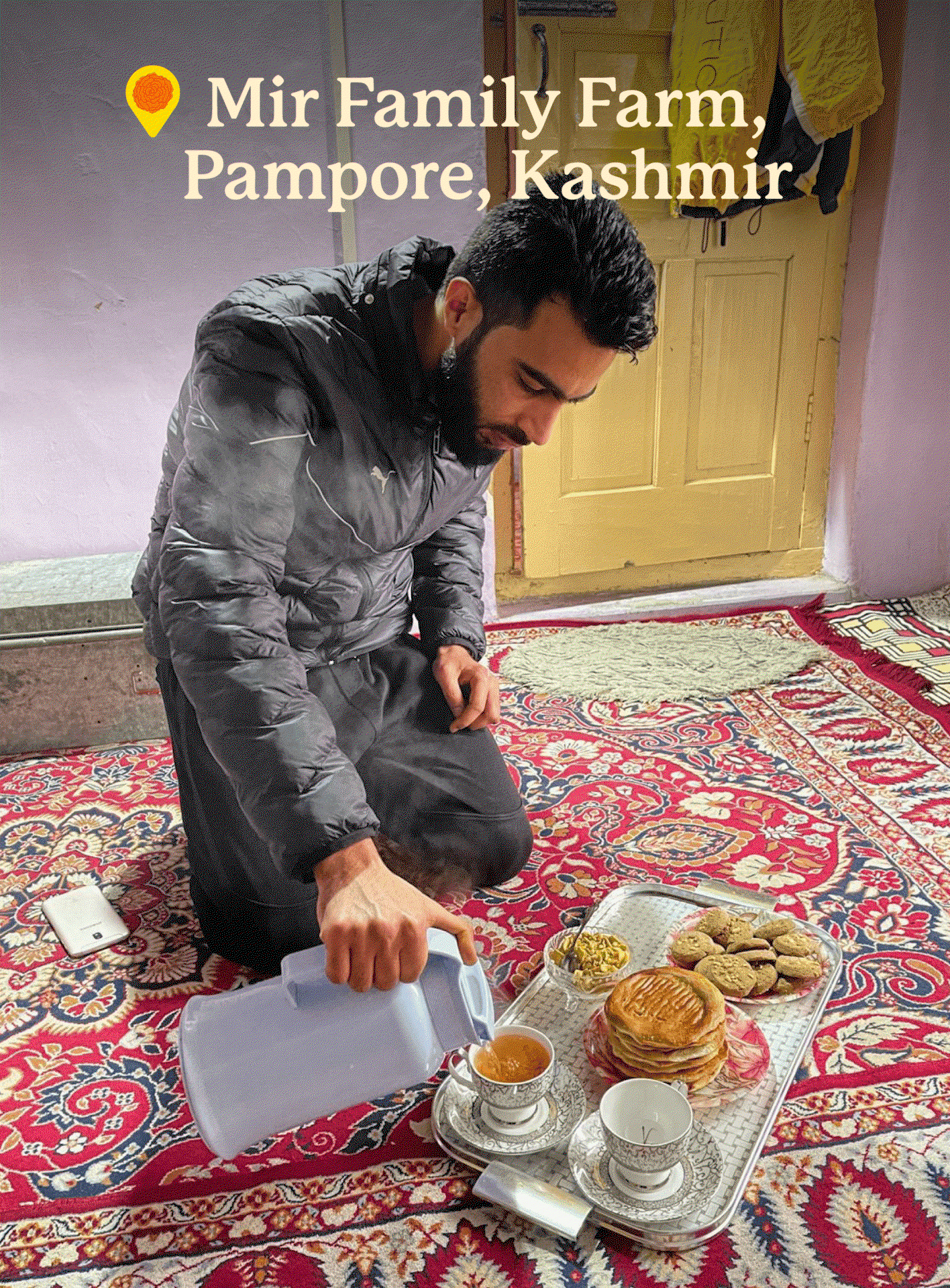 Mir Family Farm, Pampore, Kashmir