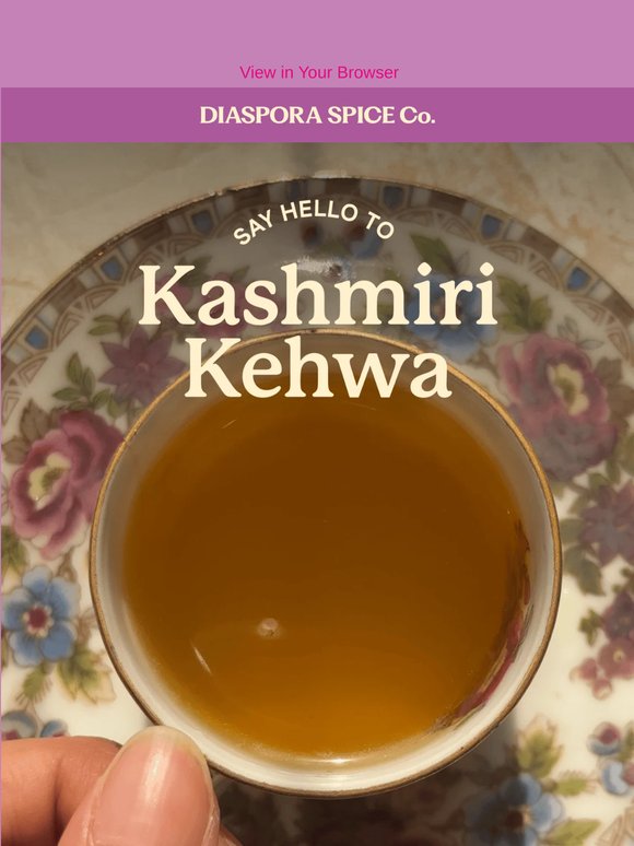 We Made A Spiced Saffron Tea 🫖 🫖