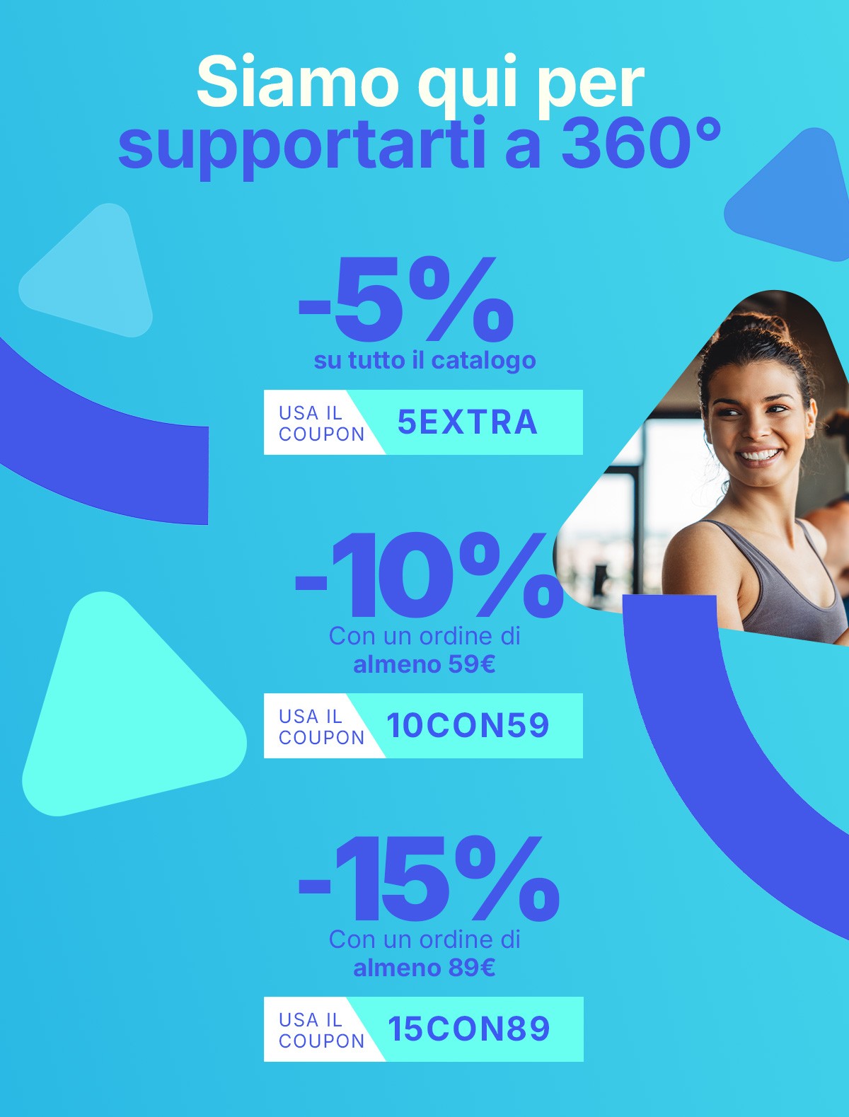-10% su tutto il catalogo  con una spesa di almeno 59€