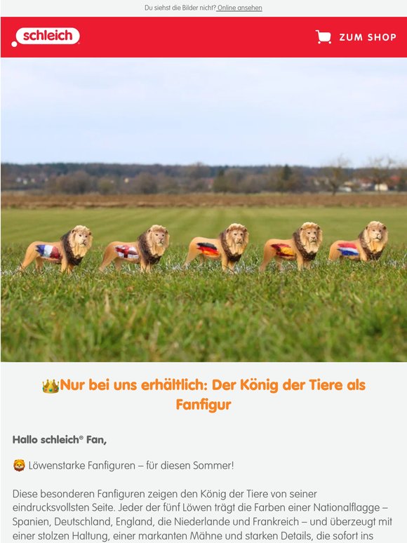 🦁 NEU: Der König der Tiere als Fanfigur für diesen Sommer