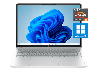 Ordenador portátil HP OmniBook 3 Laptop 16-by0043ns, AMD Ryzen 5 40, 16GB RAM, 1TB SSD, AMD Radeon Graphics, Windows 11 Home, 16