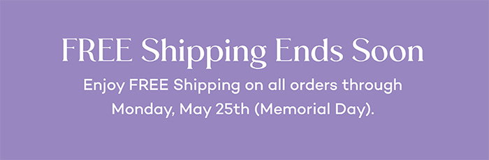 Free Shipping Ends Soon