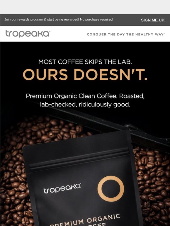 Your coffee skipped the lab 👀