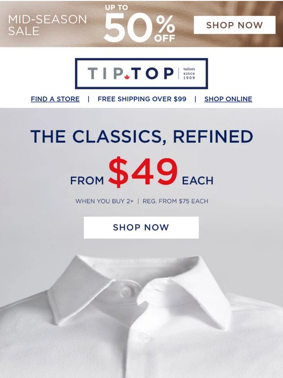 Classic, timeless and always in style