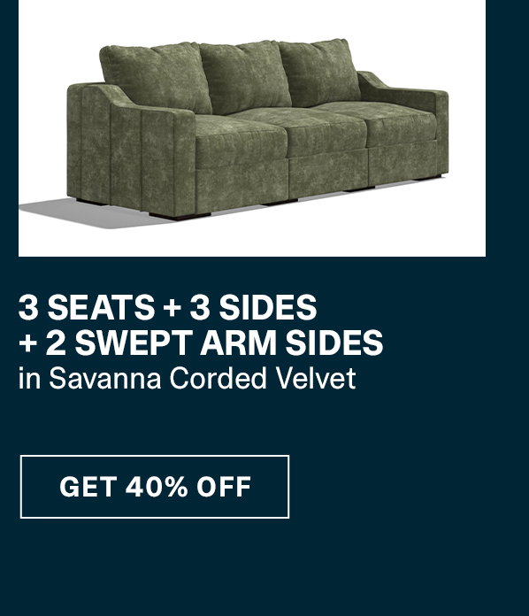 3 Seats + 5 Sides | GET 40% OFF >>