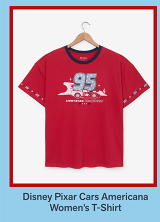 Disney Pixar Cars Lightning McQueen Americana Crewneck