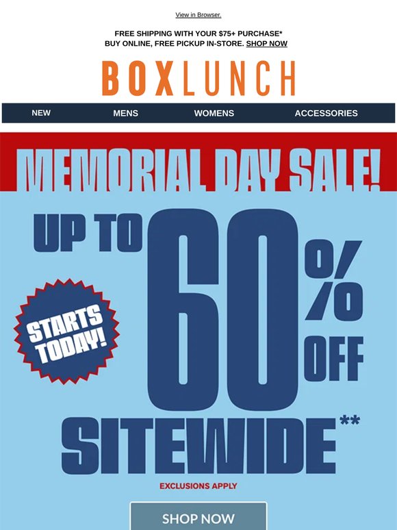 🎊 This major Memorial Day sale starts now 🎊