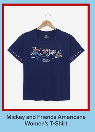 Mickey and Friends Americana Women's T-Shirt