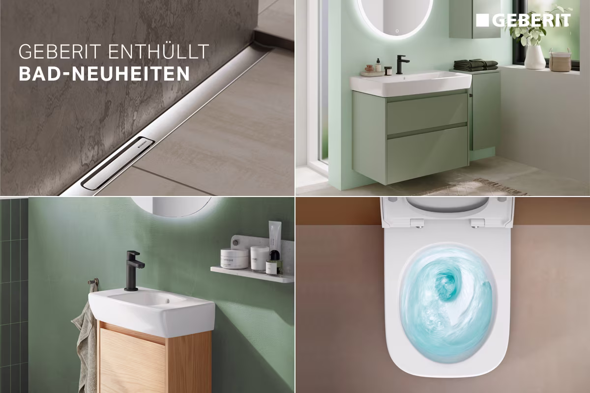 Neuheiten von Geberit entdecken