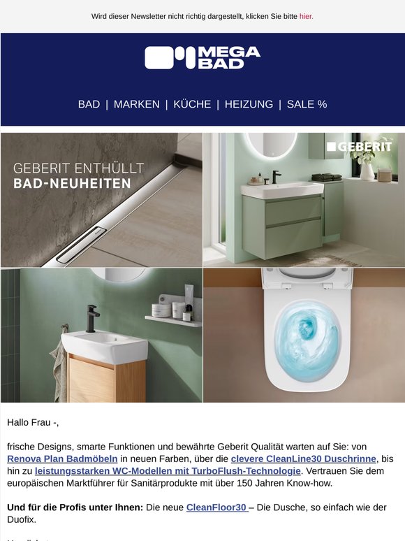 Psst.. es gibt was Neues von Geberit