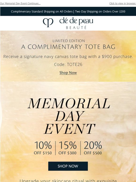 Indulge In Up To 20% Off Summer Skincare ☀️