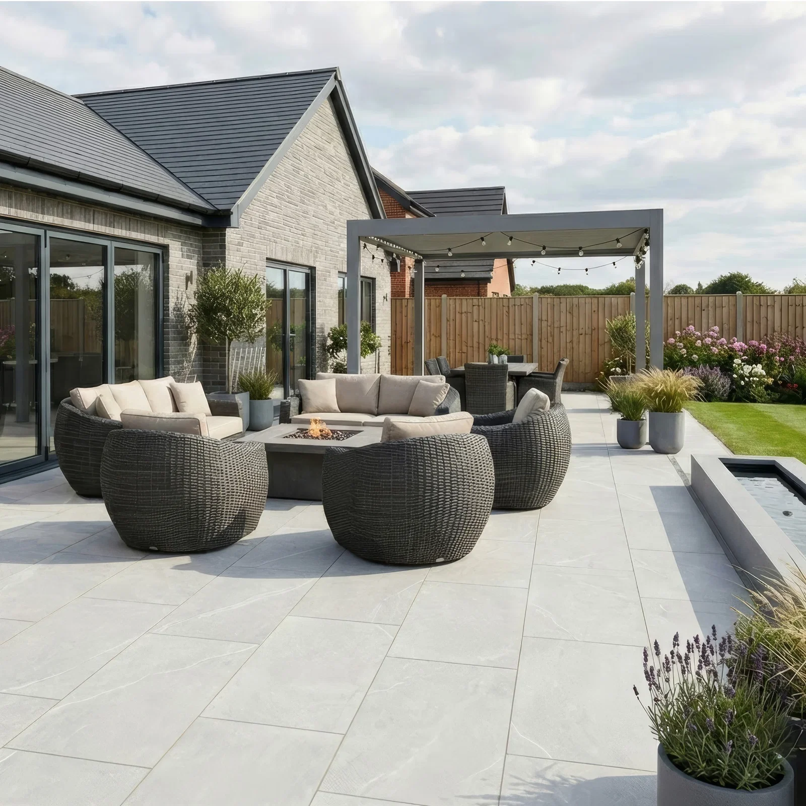 Image of Nuova Grey Paving Slabs