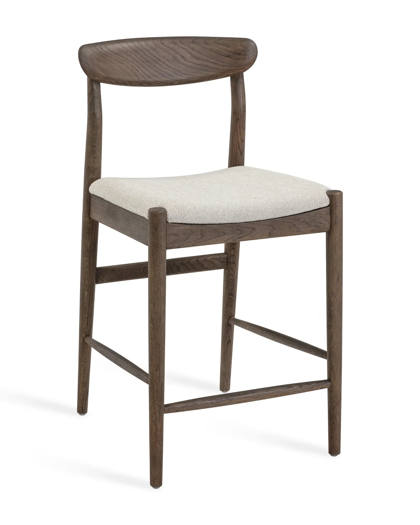 Image of Henri Bar Stool | Earthen Oak / Tate Biscotti