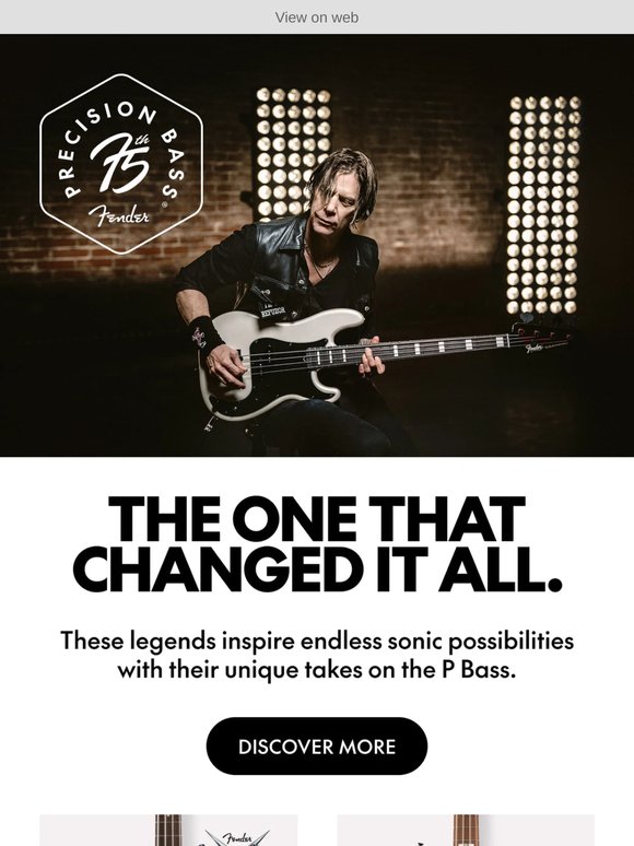 Artist Signature | The Iconic Precision Bass