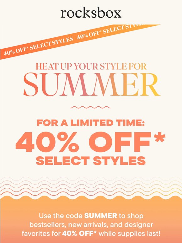 The Memorial Day Sale is here 😎