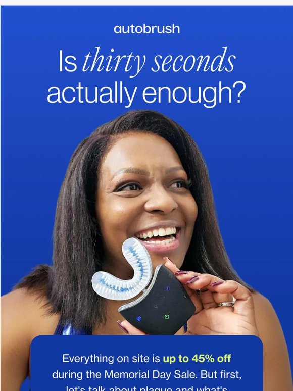 What a clinical study found about 30-second brushing