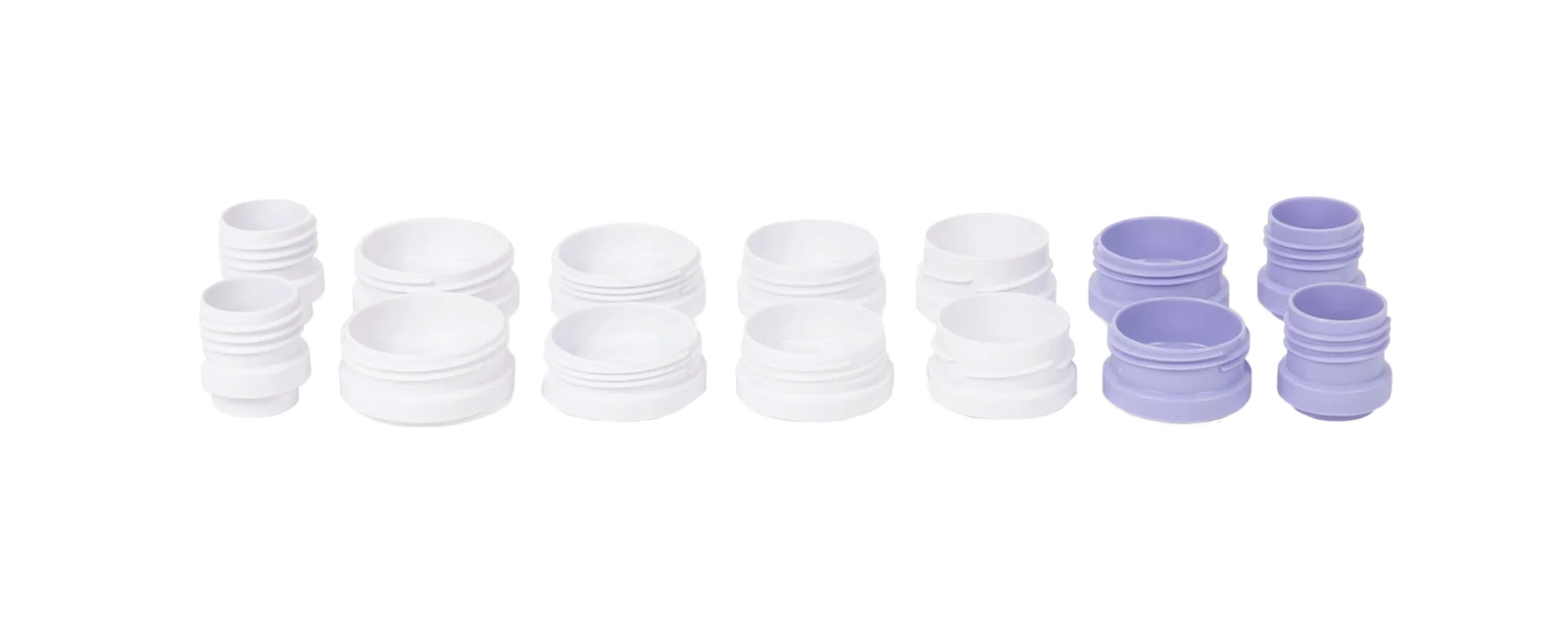 Kiinde Pouch System showing direct-to-pump to screwing on lid to inserting pouch into bottle attachment