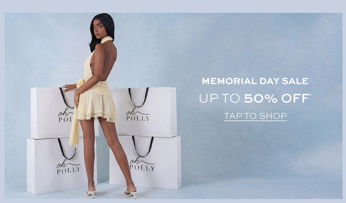 Memorial day sale up to 50% off