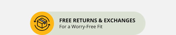 Free Returns & exchanges