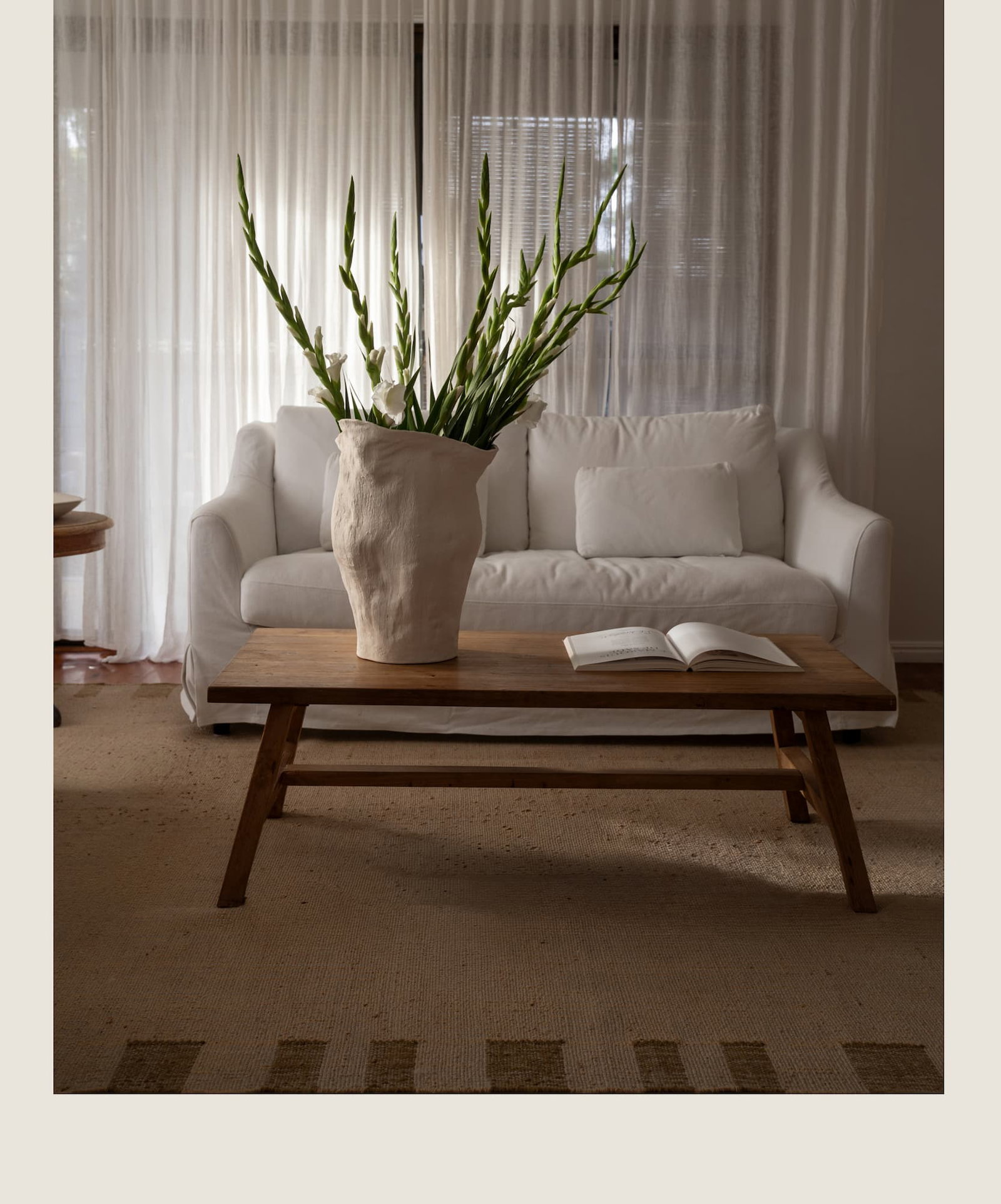 Palisade Mustard Washable Jute Rug