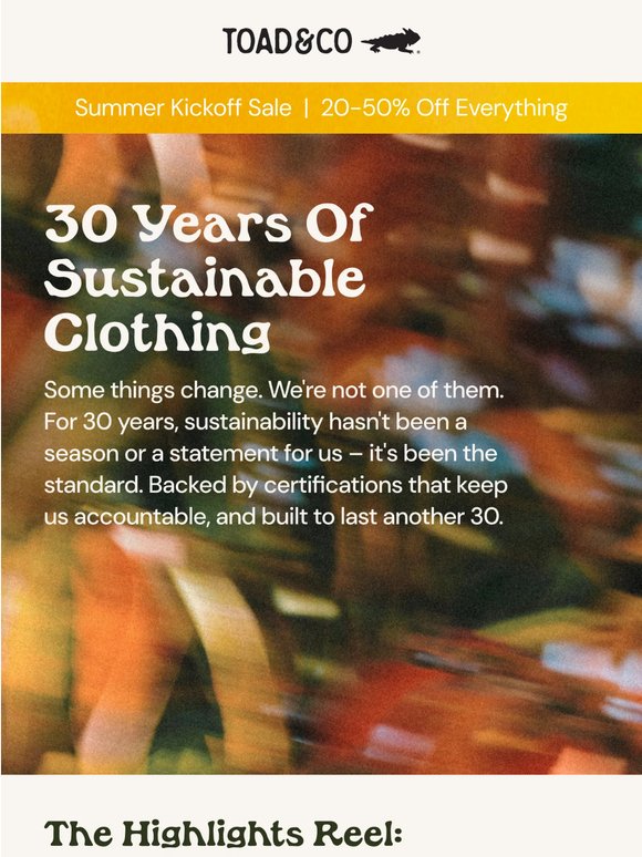 Committed to Sustainability Since '96 🌍