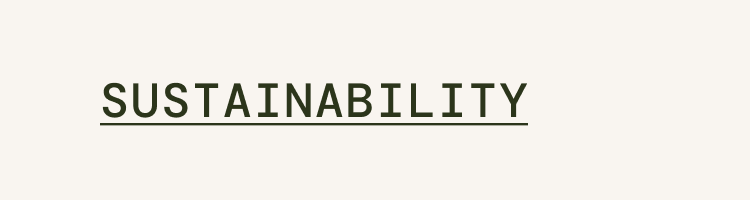 Sustainability