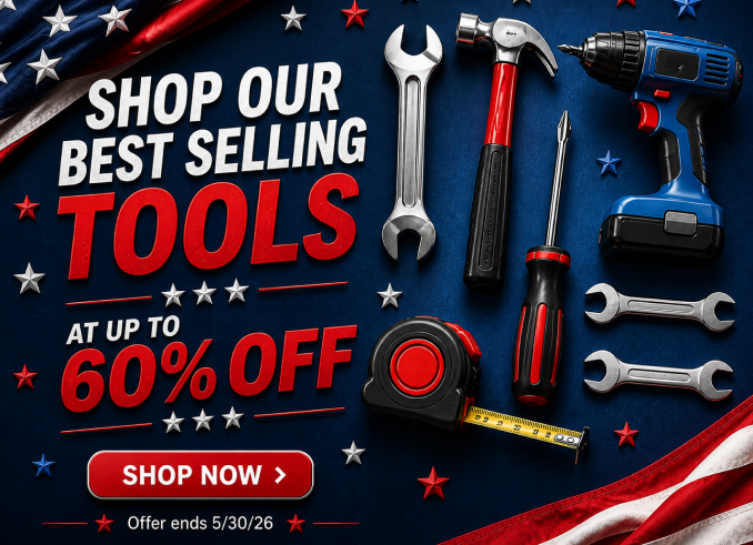 Shop Our Best Selling Tools at up to 50% off