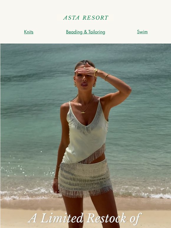 Limited Restock: Elegant Seafoam Beading