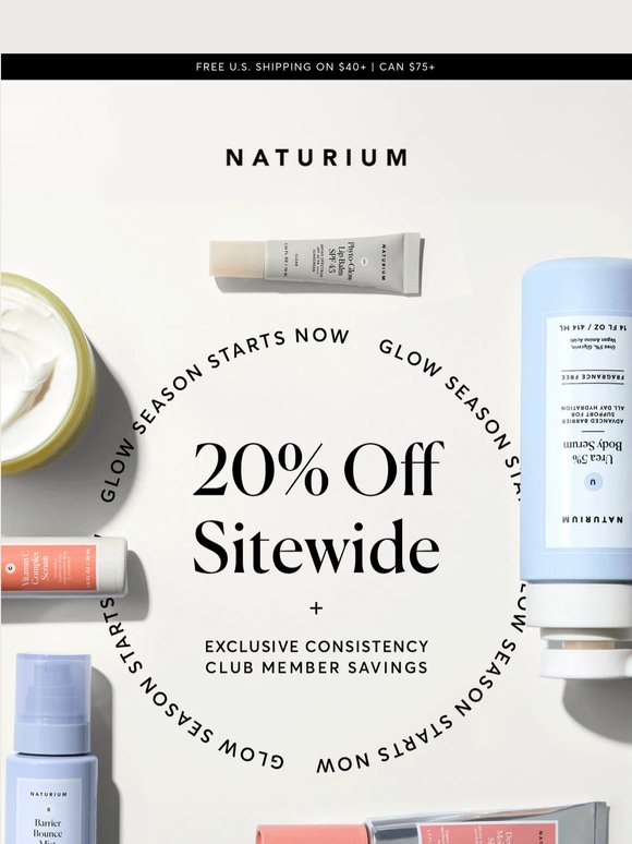 🚨 20% Off Sitewide Starts NOW