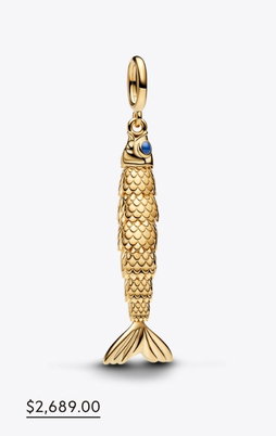 Articulated Fish Dangle Charm