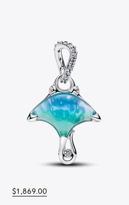 Manta Ray Dangle Charm