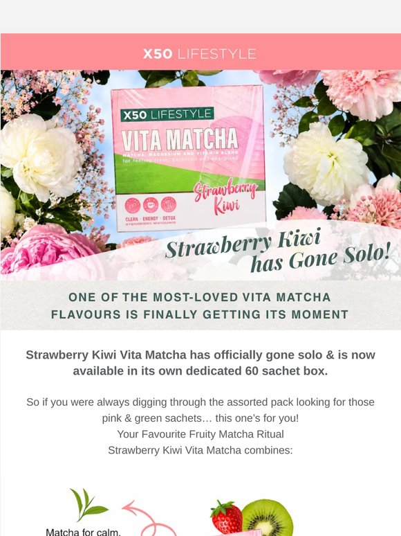 Fan favourite Green Tea X50 flavour is in it's own box!