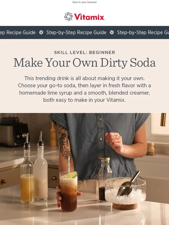 How to Make a Dirty Soda at Home