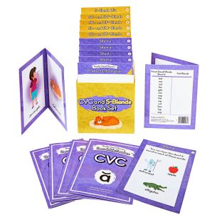 Image of Really Good Phonics™ Decodable Readers – CVC and S-Blends Book Set