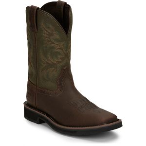 Driller 11" Work in Cedar (Brown).