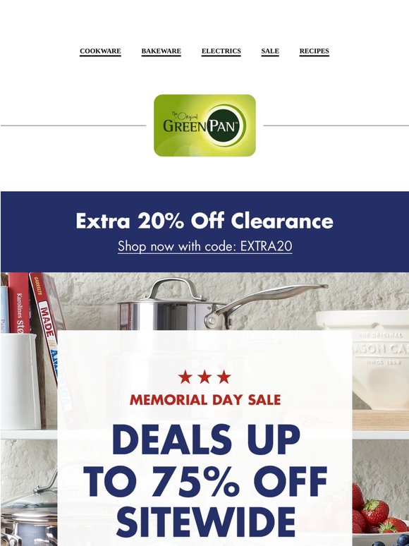 Our Memorial Day Sale is On 💥 Up to 75% Off!
