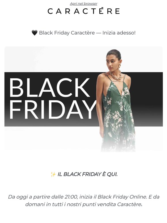 🖤 Black Friday Caractère.