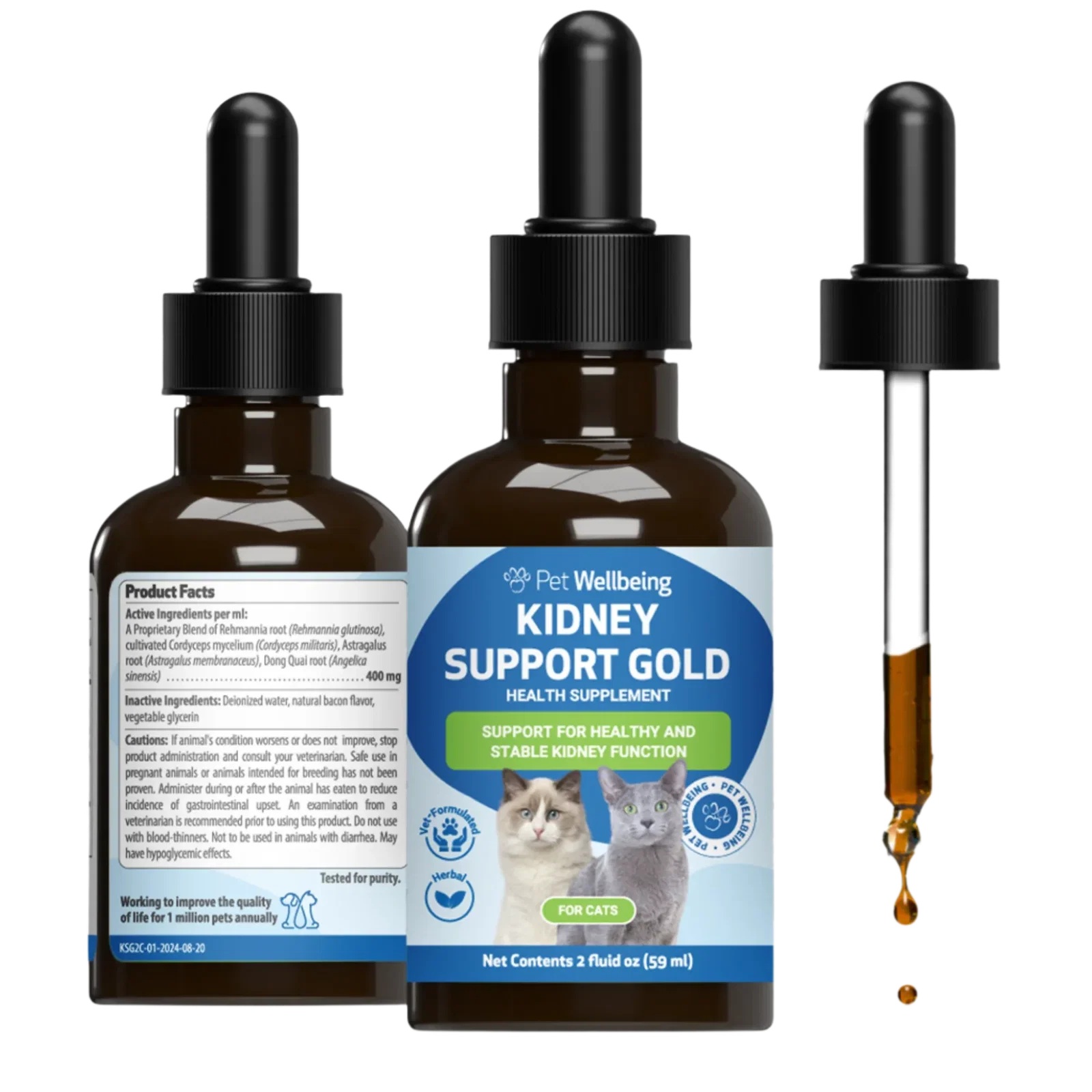 Image of Kidney Support Gold - for Healthy Kidney Function in Cats
