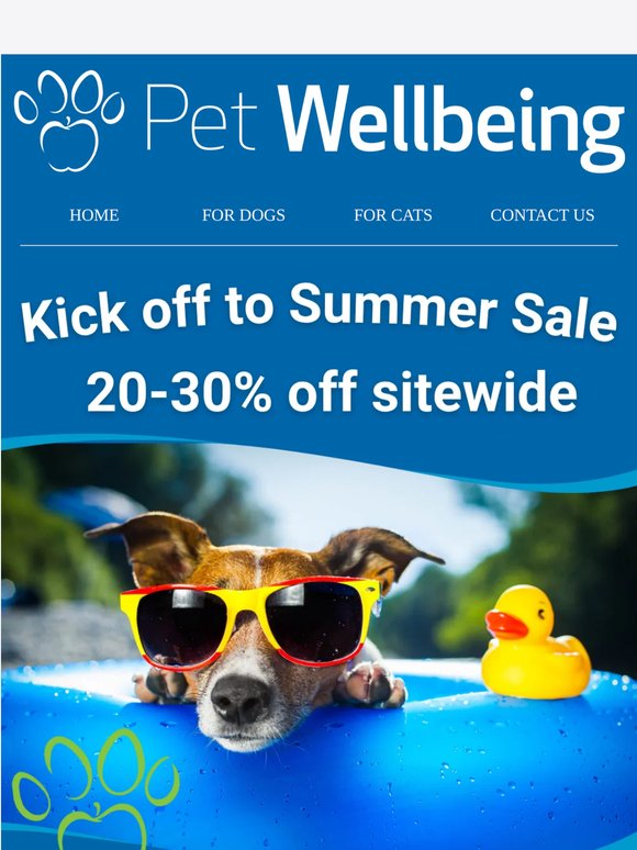 Kick Off Summer with 20-30% Off 🌞