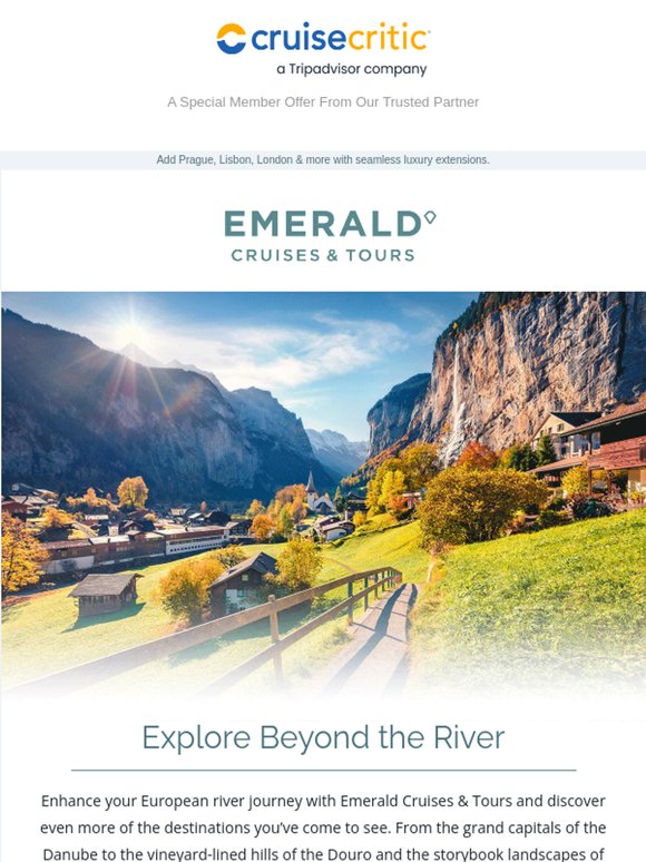 Extend Your Luxury River Cruise Beyond the Waterways
